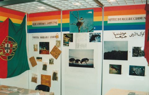 Kuwait, stand do Clube de Biologia e Geologia Serra de S. Mamede