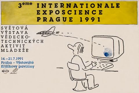Praga, cartaz da Exposciences
