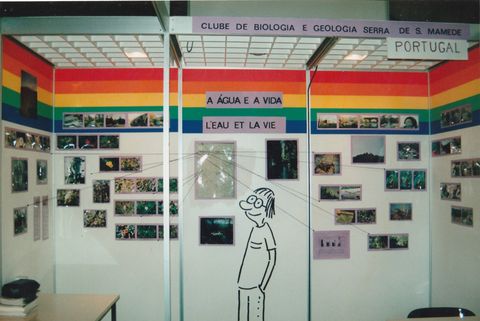 Praga, pavilhão do Clube de Biologia e Geologia Serra de S. Mamede