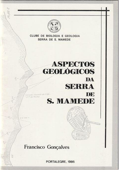 Capa: Aspectos geológicos da Serra de S. Mamede