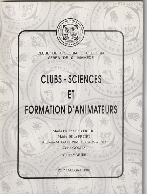 Capa: Clubs-sciences et formation d'animateurs