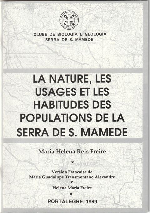 Capa: La nature, les usages et les habitudes des populations de la Serra de S. Mamede